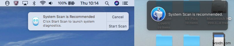 How to uninstall MacKeeper & stop System Scan is Recommended popup