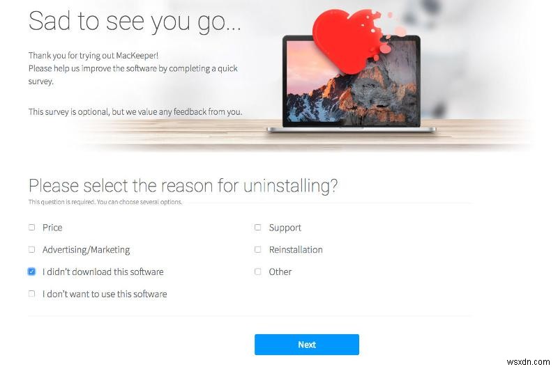How to uninstall MacKeeper & stop System Scan is Recommended popup