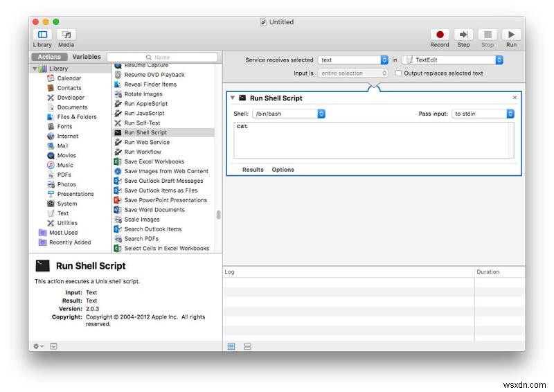 How to do a word count in TextEdit on Mac