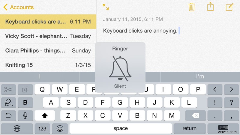 How to turn off click sounds on iPhone or iPad