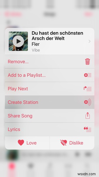 How to create Apple Music Stations