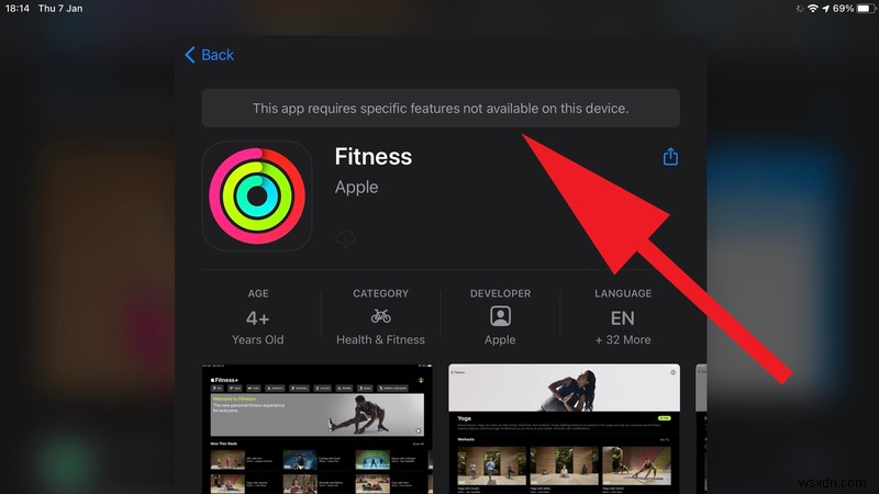 How to install the Fitness app on iPad
