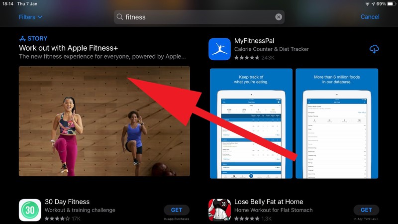 How to install the Fitness app on iPad