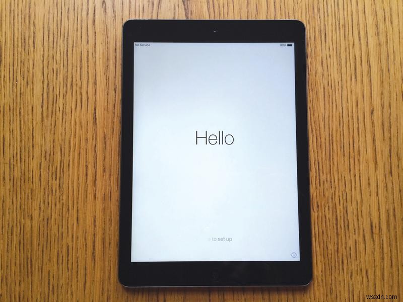 How to set up a new iPad