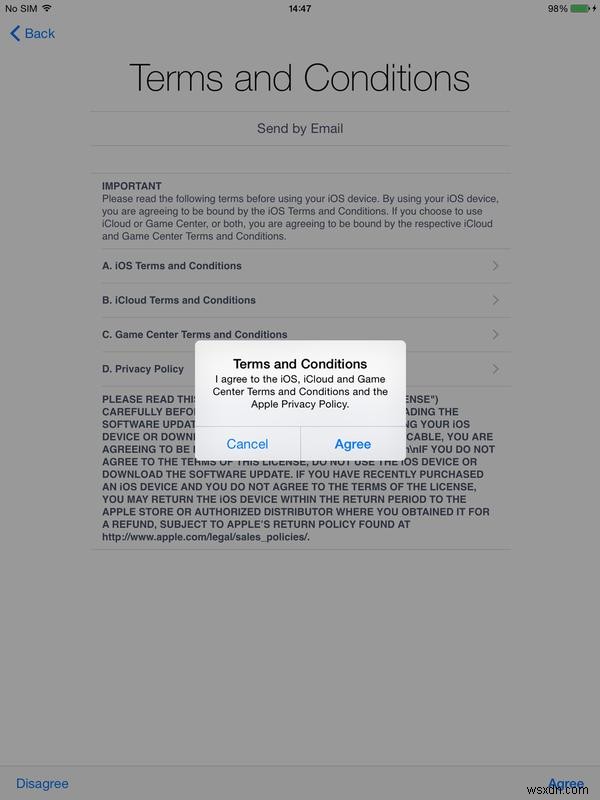 How to set up a new iPad