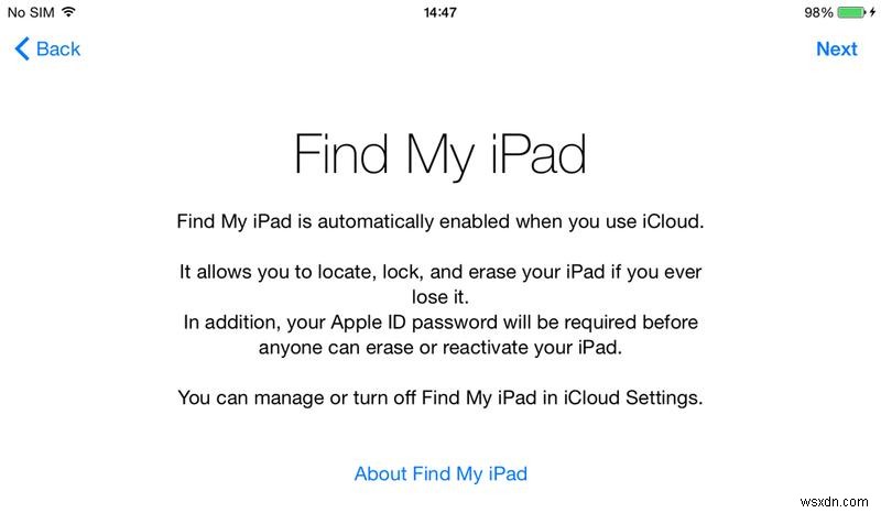 How to set up a new iPad