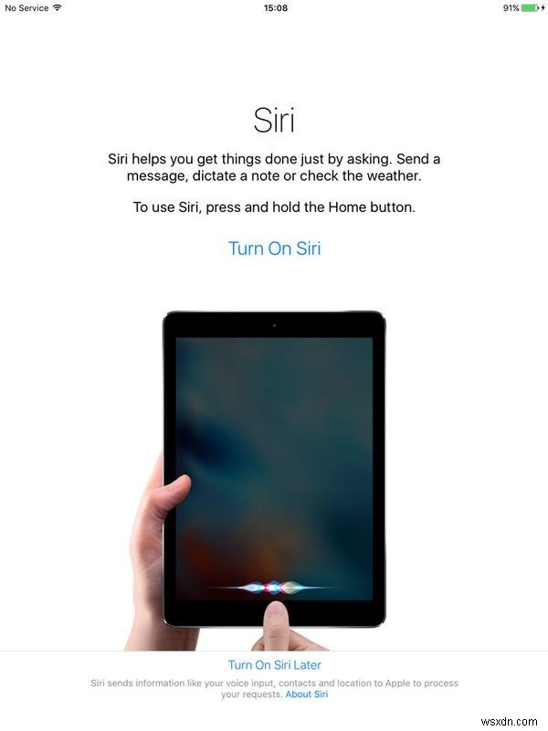 How to set up a new iPad