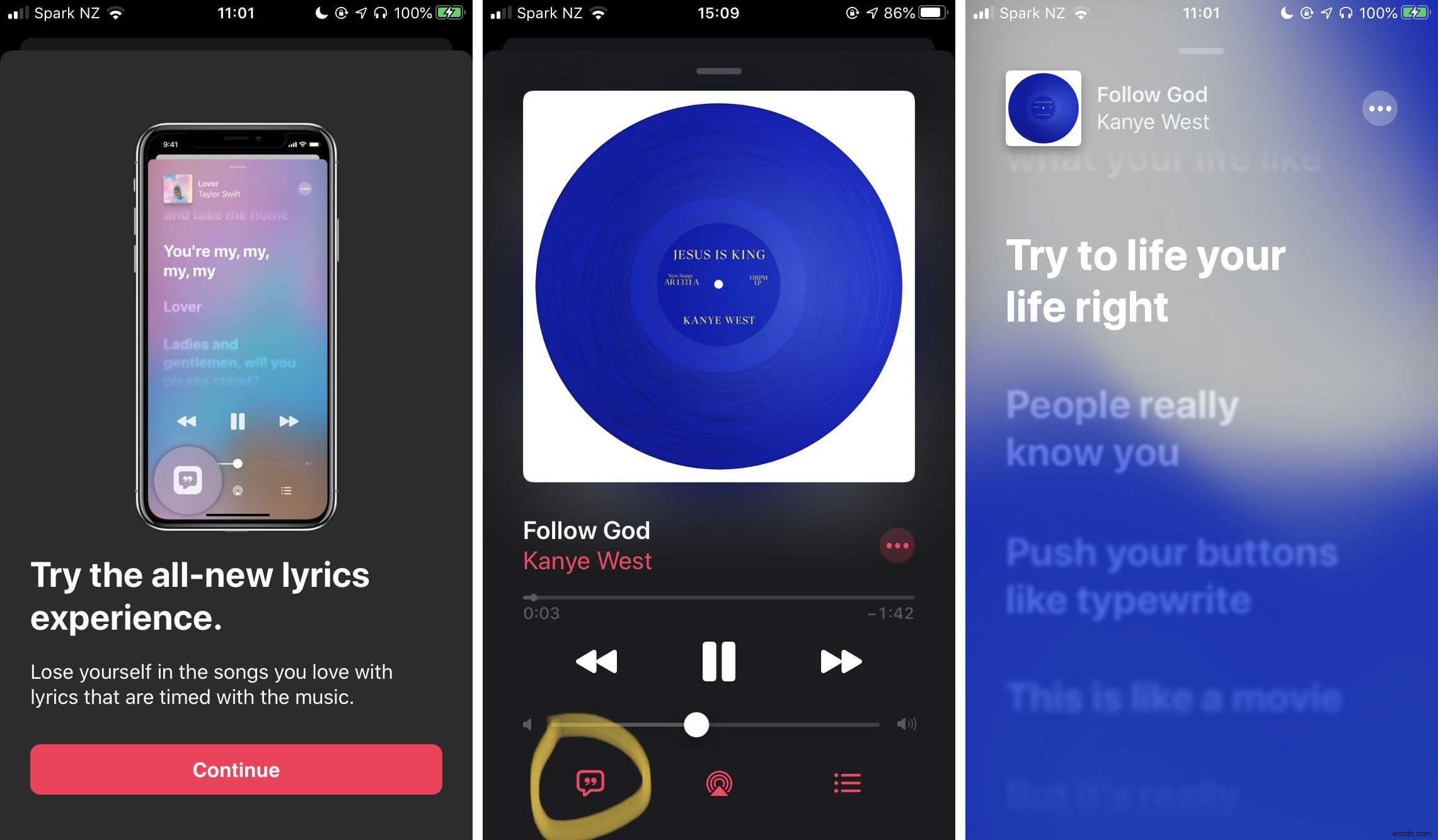 How to view lyrics on Apple Music