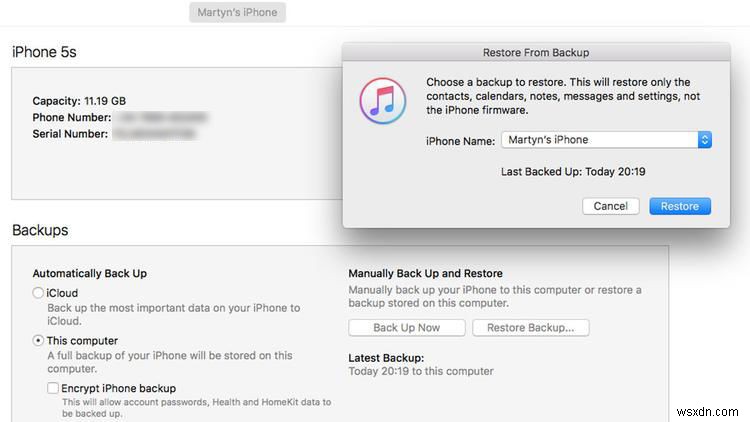 How to restore an iPhone or iPad from an iCloud or iTunes backup