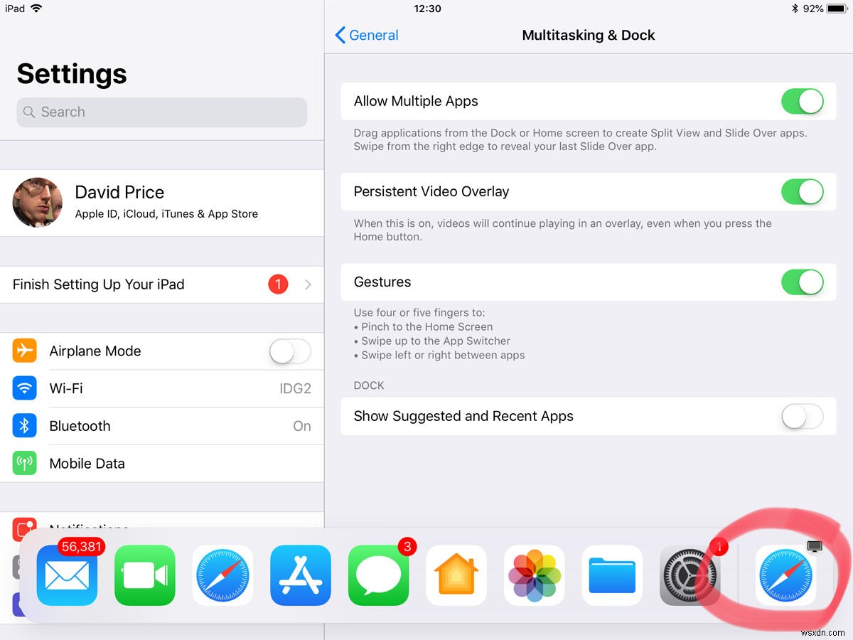 How to stop iOS adding apps to your iPads dock