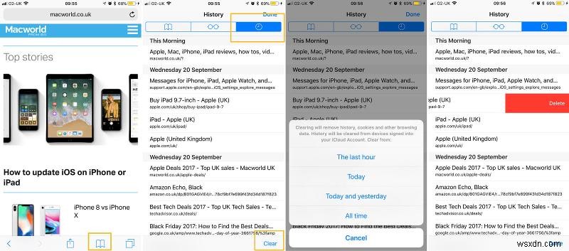 How to delete browsing history on iPhone & iPad