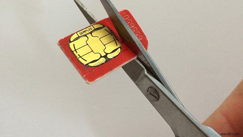 How to cut a SIM card & make a nano-SIM for iPhone