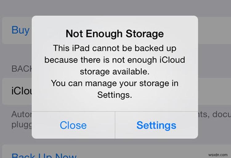 How to manage iCloud Storage & Backup Settings