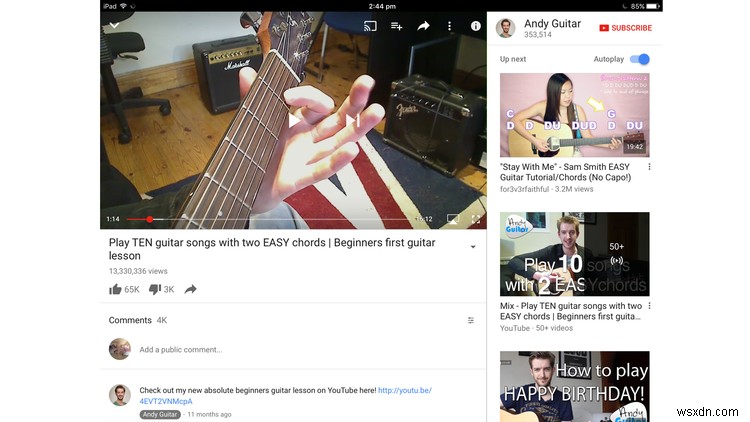How to learn guitar on iPad