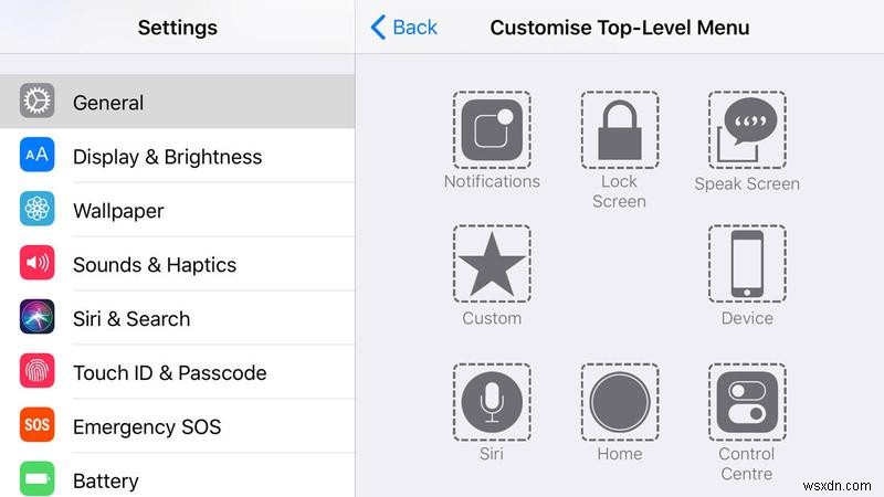 How to get a Home button on the iPhone