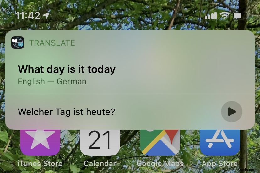 How to translate text and speech on iPhone