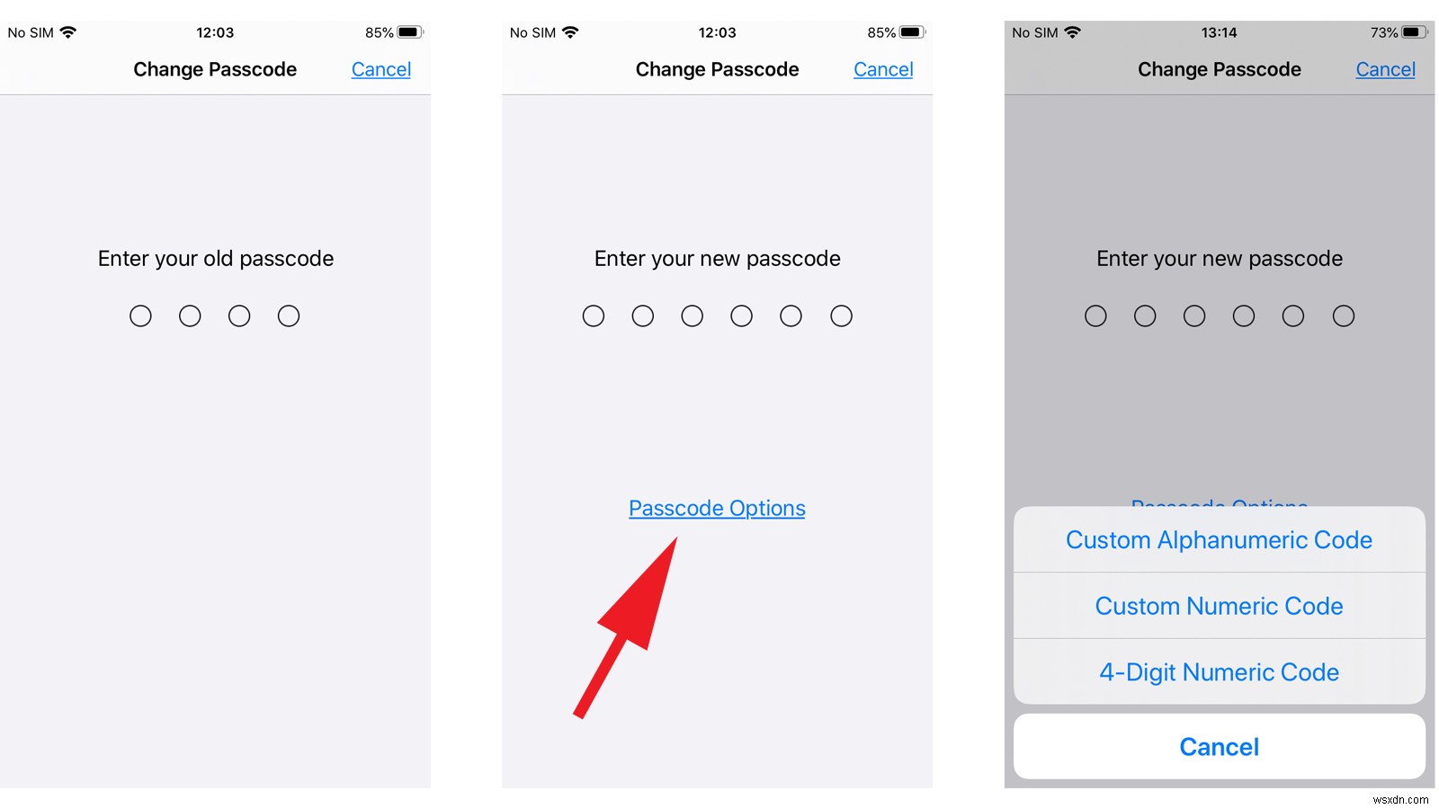 How to change the passcode on an iPhone