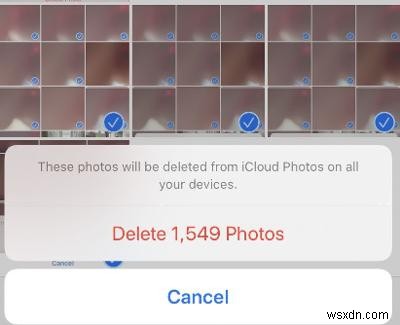How to delete photos from an iPhone