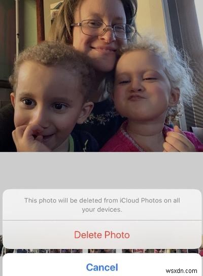 How to delete photos from an iPhone