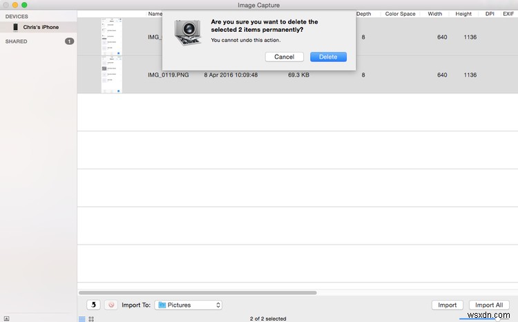 How to delete photos from an iPhone