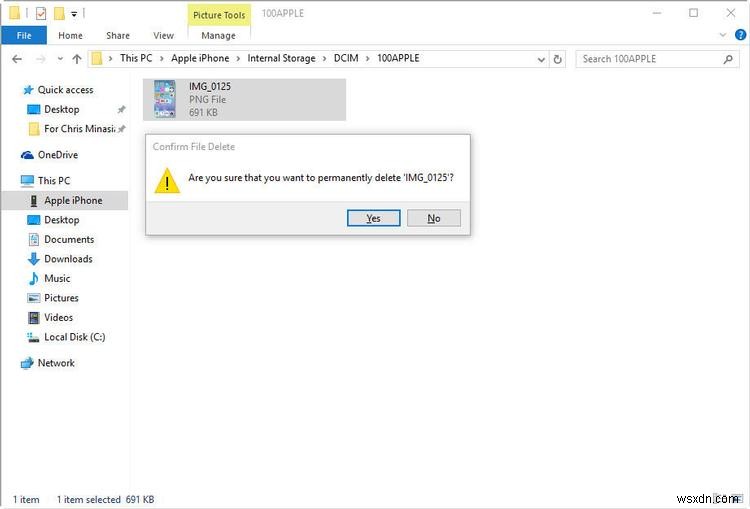 How to delete photos from an iPhone