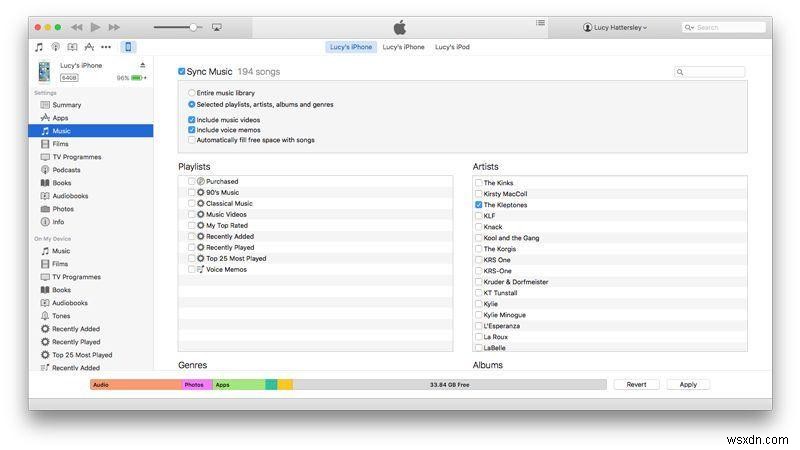 How to sync music to iPhone