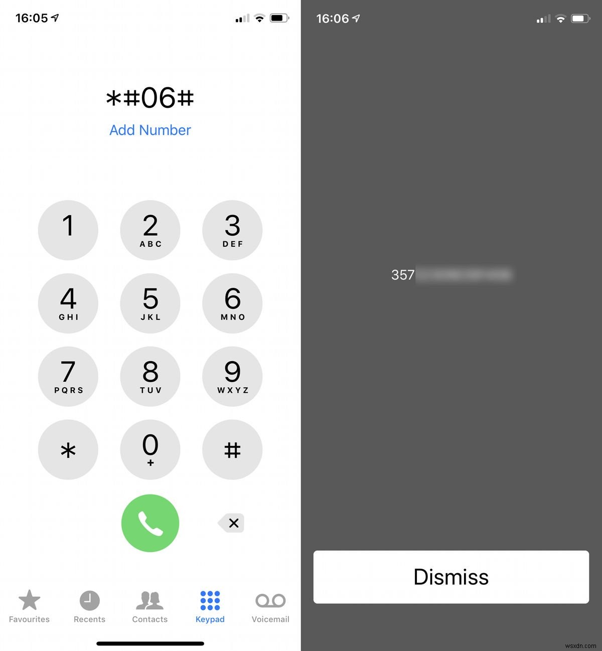 How to find an iPhones IMEI number
