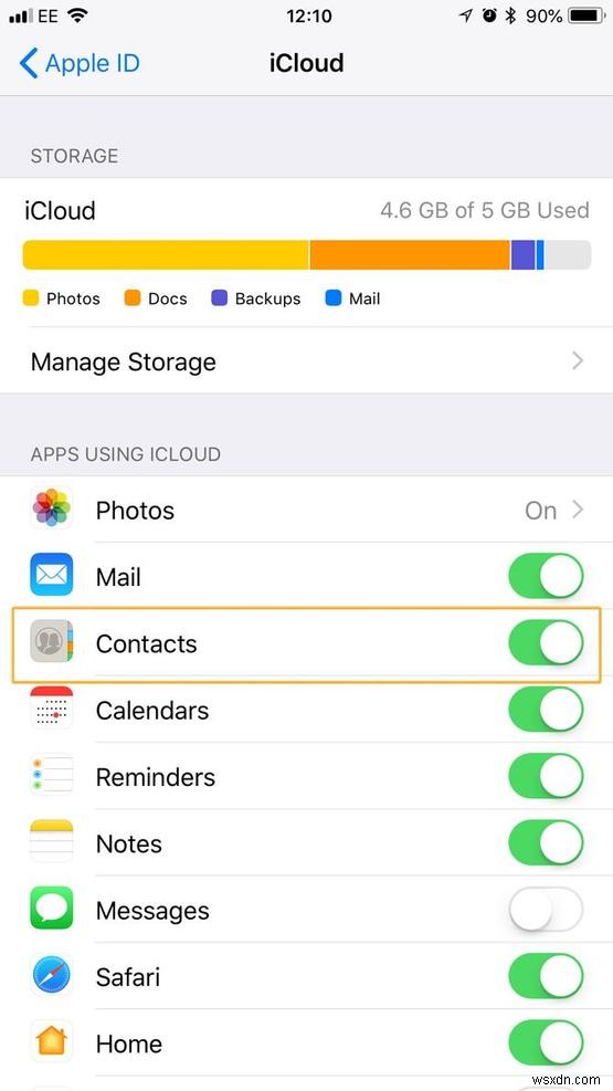 How to transfer contacts from iPhone to iPhone