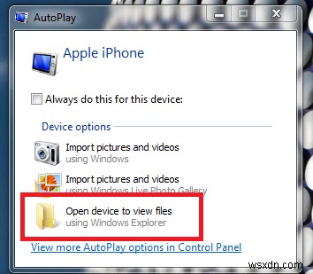 How to transfer photos from iPhone to PC