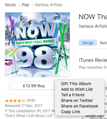 How to gift iTunes music, films, TV shows and books