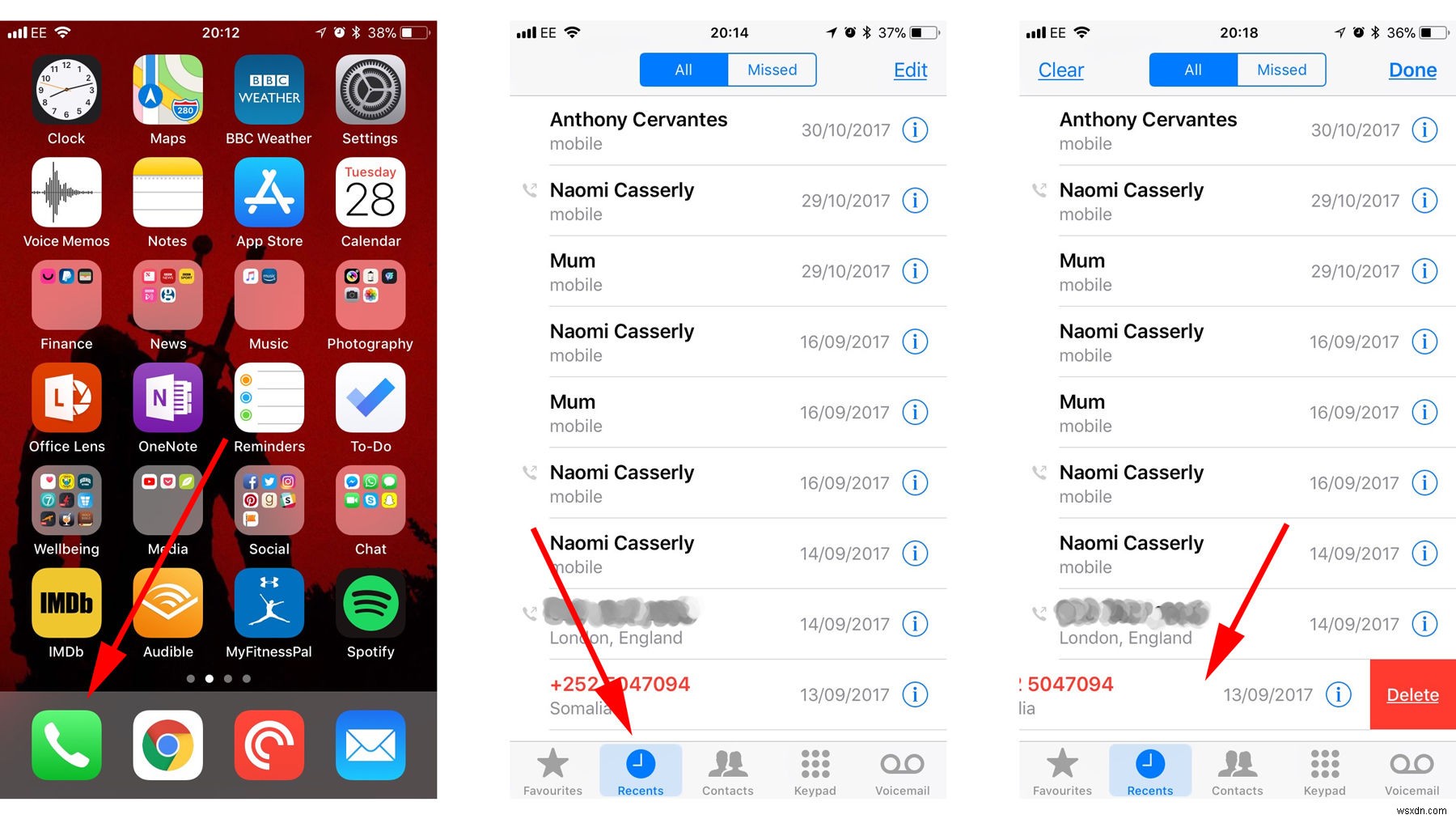 How to delete call history on iPhone