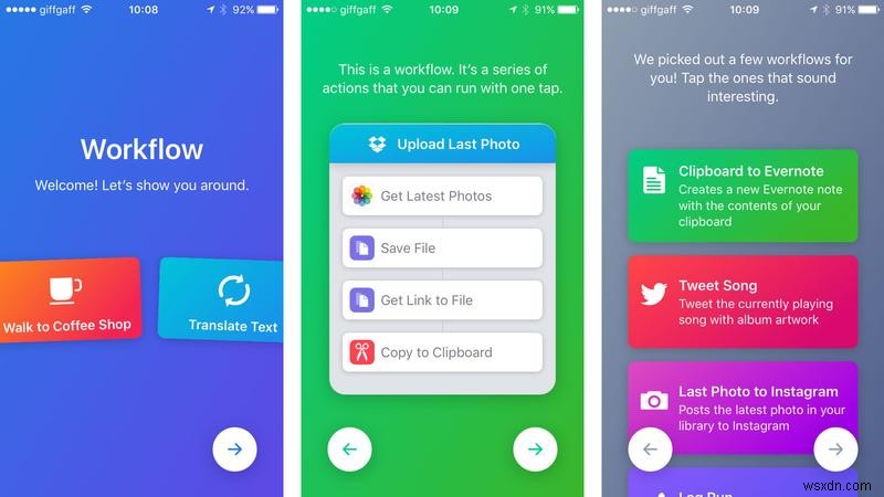 How to use Workflow to automate tasks on iPhone