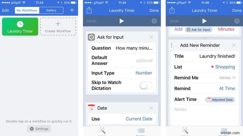 How to use Workflow to automate tasks on iPhone