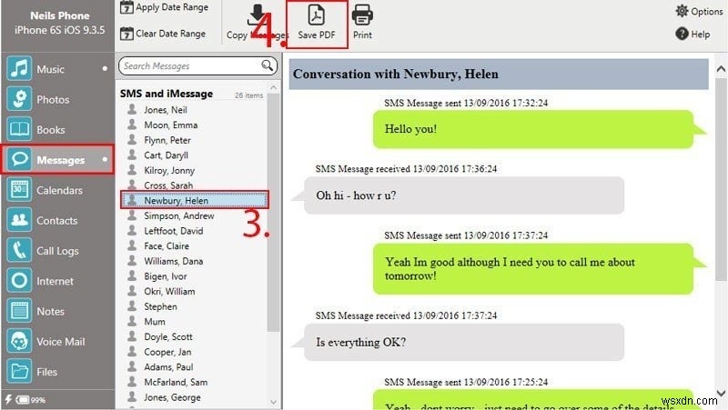 How to Easily Export Messages from iPhone as Readable Files?