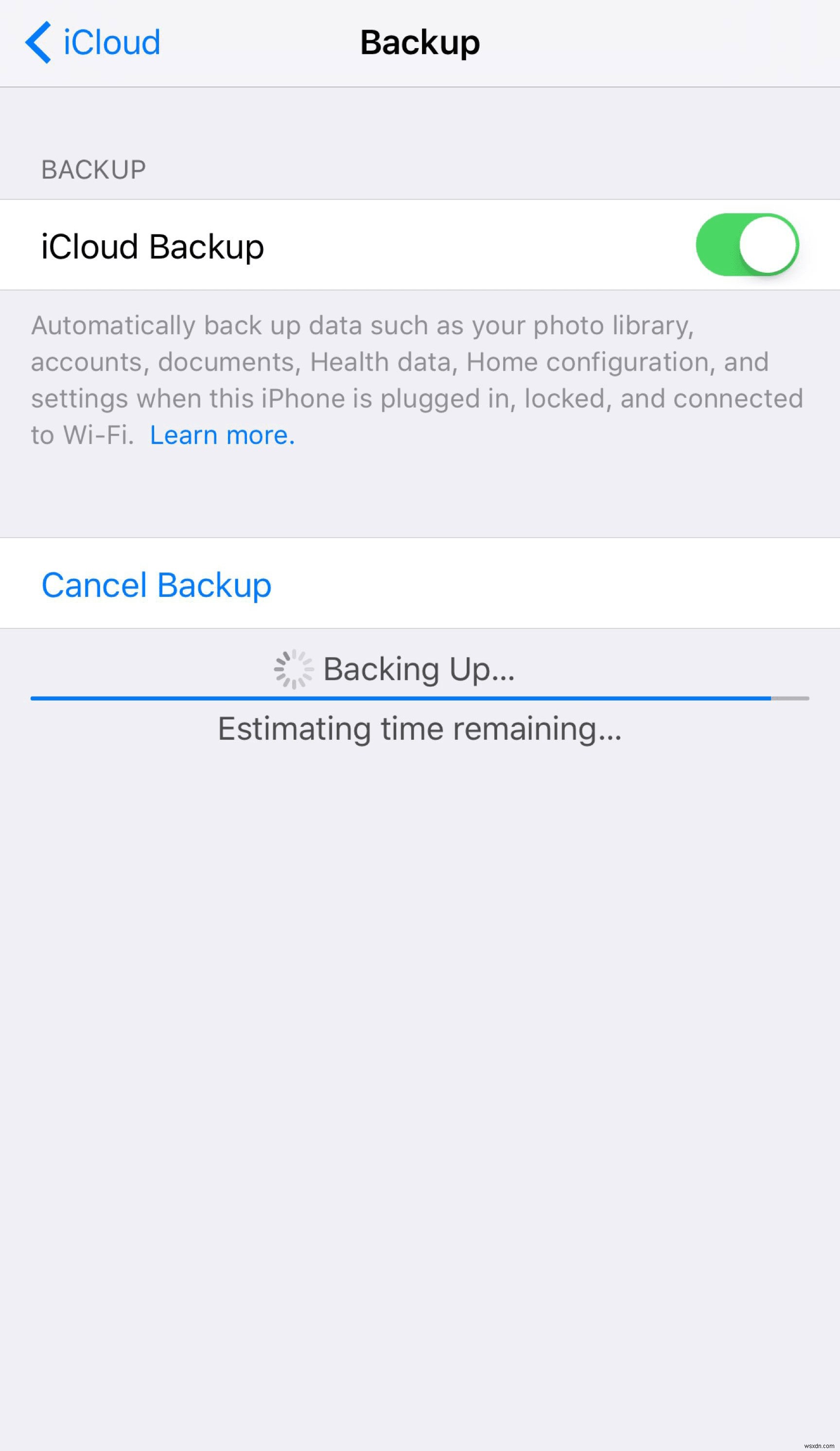 Why There Is iCloud Backup Taking Forever Issue? Solved