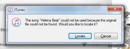 How to Fix iTunes “Original File Cannot Be Found” Error?