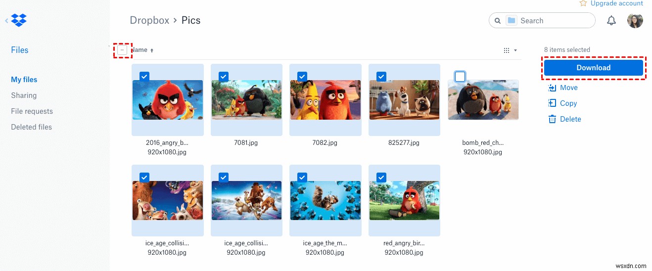 How to Download Multiple Photos from Dropbox to iPhone Easily?