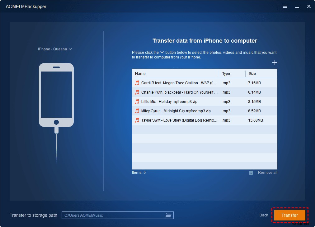 How to Transfer Music from iPhone to iPhone 13