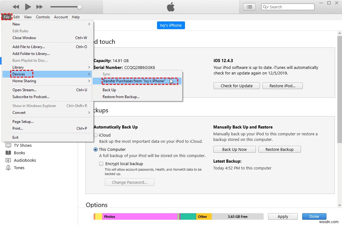 How to Transfer Music from iPhone to Computer for Free