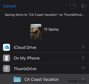 Transfer Videos from iPhone iPad to External Hard Drive