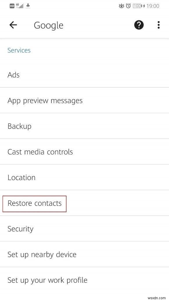 How to Backup/Restore Contacts with Google Drive?