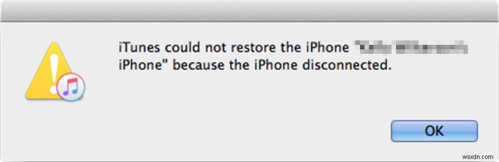 Fixed: iTunes could not Backup iPhone Because the iPhone Diconnected