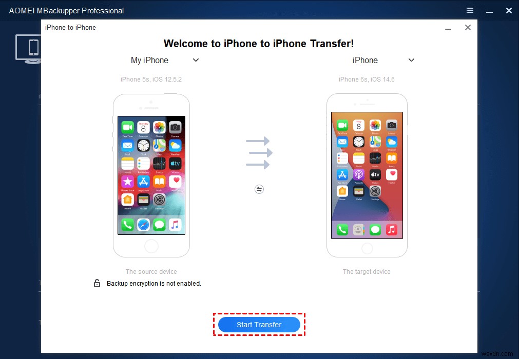 Transfer Data from iPhone to iPhone with Different Apple ID