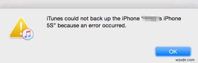 Fixed: iTunes Could Not Backup iPhone for an Error Occurred