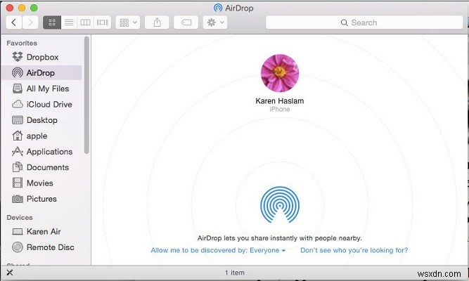 How to Airdrop from iPhone to Mac