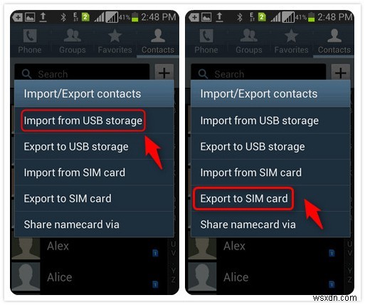 How to Copy Contacts from the iPhone to Sim