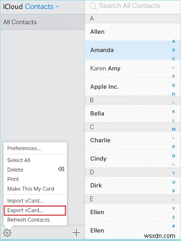 How to Export Contacts from iPhone
