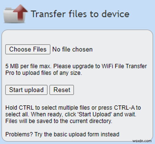Transfer Files over Wi-Fi Between PCs / PC and Phone