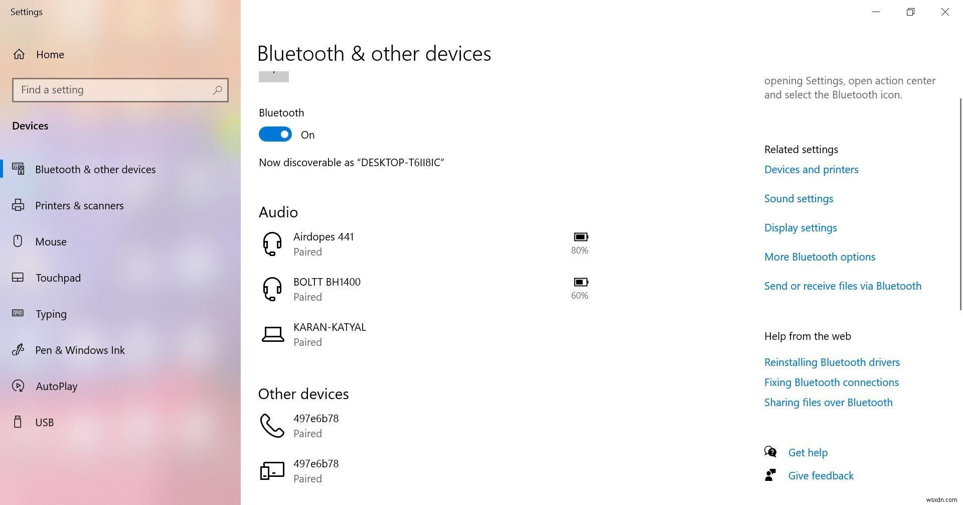 Transfer Files via Bluetooth between Android and PC