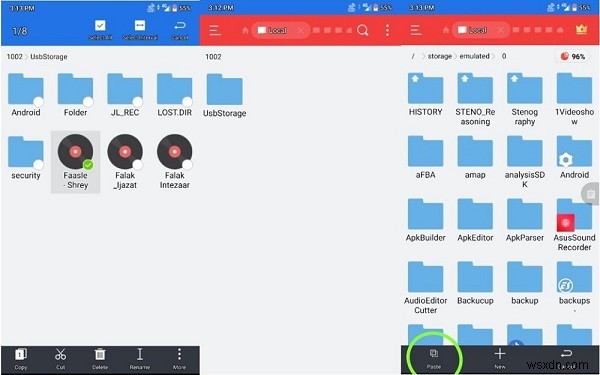 How to Transfer Files from Mobile via OTG?